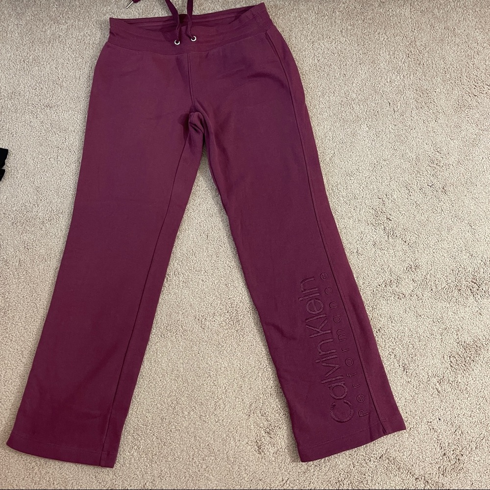 Calvin klein fleece lined performance pants